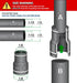 6I4Jx4 Reducing coupling, 1-1/2 x 1-1/4, Black by Supply Giant