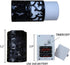 3AA Included),3 Pack WRalwaysLX Decorative Lanterns with Timer, Candle Light Flameless Candles Indoor/Outdoor Wall