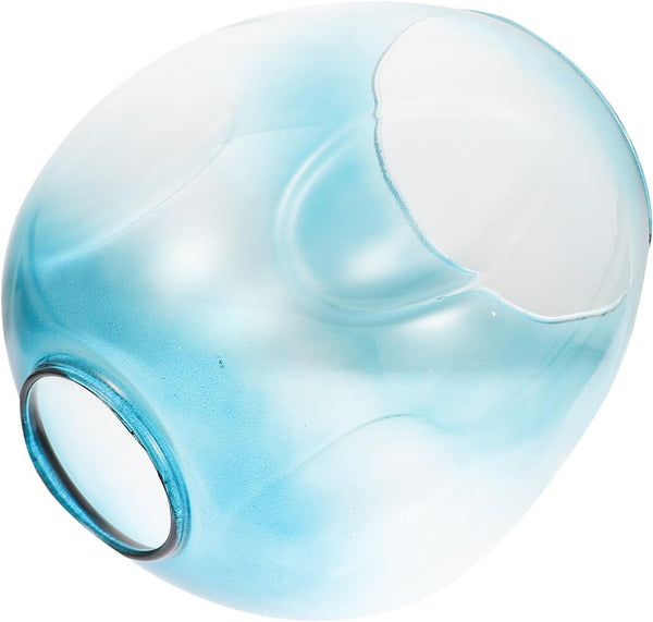 Uonlytech Glass Lampshade Ball Lamp Cover 5cm Globe Lampshade Gradient Blue Glass