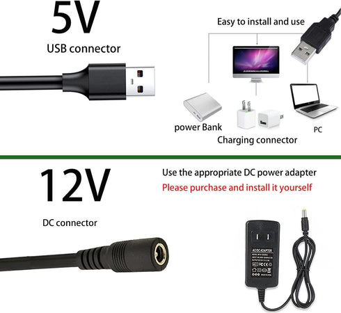 MDee 3000K White3.28ft/1m 5V 90+ 800LM/m 320LEDs/m Dcor3000K White3.28ft/1m COB LED Strip Lights Warm USB Powered