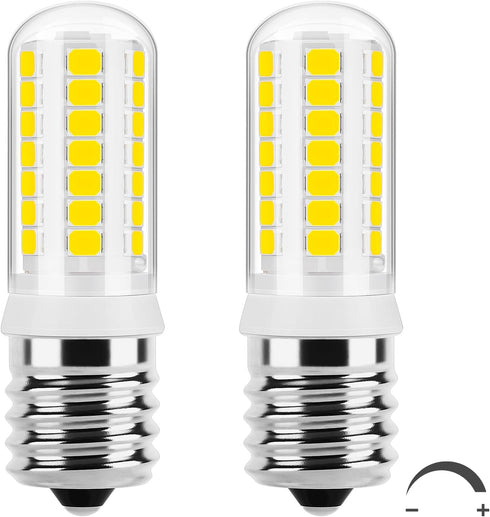 DiCUNO E17 LED Bulb Dimmable, Microwave Oven Bulbs, Daylight White 5000K, 3W (40W Incandescent Replacement), E17