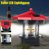 WDFS 11x10.5 cm, Lighthouse, Solar Powered LED Rotating, Waterproof, Outdoor Decorative Light for Garden, Yard, Patio