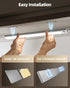 2Pack 16inch Dimmable 3 Closet Counter Under Cabinet Lighting, Rechargeable Motion Sensor Light Indoor, Color Temps