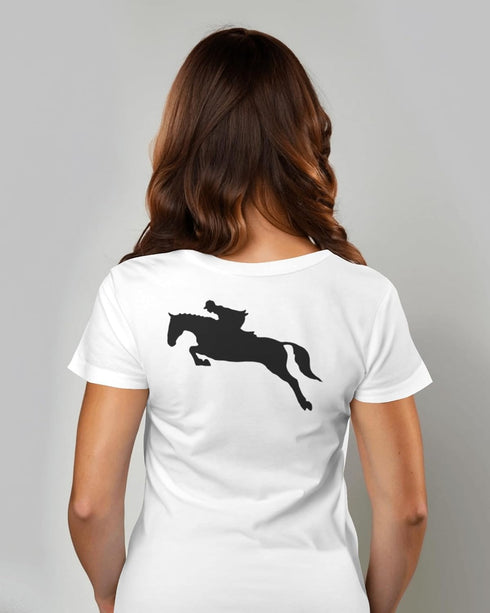 Reusable Horse Jumping Stencil 11" x 8.5" - Custom Equestrian Design for Crafts