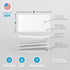 5x8 50 Pack Home Advantage Blank Index Cards - Our of Plain Index Cards Use Heavy Duty Cardstock to Make Them Bleed
