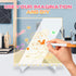 LED Note Board with Colors, 2024 New Glowing Acrylic Message Marker Board, Light up Dry Erase Board with Stand as a Glow Memo Letter Board Note Glass White Board (7.9 * 7.9in) by OneNine