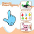 6 Colors Magnetic Finger Pointer for Classroom Kids Reading Dry Erase Magnet for Elementary School White Board Magnets