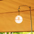 4.72 Inch Angoily Amber Glass Ball Lampshade Replacement Decorative Globe Light Cover for Pendant Floor Table Lamps