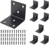 Heavy Duty Stainless Steel Corner Bracket,ULIFESTAR L Shaped Shelf Bracket 90 Degree