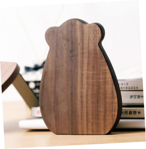 Modern Wooden Bookends for Kids - Stylish Desk Organizers for Boys and Girls