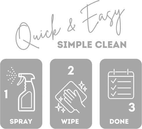 24oz, 6Pk Quick Shine Multi Surface Floor Cleaner Daily Care | Ready to Use, Dirt Dissolving, Streak Free, No Rinse |