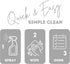 24oz Quick Shine Multi Surface Floor Cleaner Daily Care | Plant-Based, Ready to Use, Dirt Dissolving, Streak Free, No