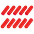 MECCANIXITY 15Pcs Heat Shrink End Cap 10mm ID x 42mm L, 3:1 Ratio Waterproof Adhesive for Electrical Wire Cable, Red