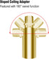 MAYOMAJO M12 Threaded Extension Poles Lighting Fixture Downrods Stems for Pendant Light, Island Lighting, Chandeliers