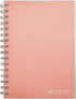 TWONE Spiral Graph Notebook with 80 Sheets/160 Square Grid Paper, 5.5 x 8.25 Inches
