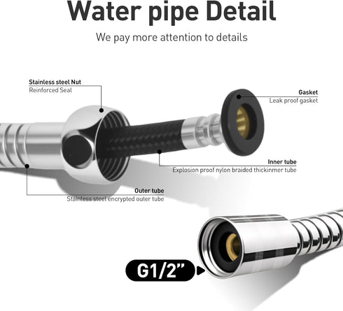WEIDMAX Handheld Toilet Bidet Sprayer for Toilet-Adjustable Water Pressure Control with Bidet Hose for Feminine Wash