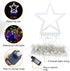 16.4Ft 320 8 12" PUHONG Christmas Decoration Outdoor Star String Lights, Christmas Tree Toppers Lights LED Modes