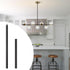 M16 7.9 Inches 11.8 Inches KCO Lighting Threaded Extension Rod and Black Extension Rods Lighting Fixture Downrods Stems