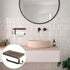 Vintage Toilet Paper Holder with Shelf,Aluminum Tissue Roll Wall Mounted,Toilet Shelf for Bathroom Accessories Mount