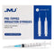 JMU 100pcs Dental Irrigation Syringes 3cc with 23G Blunt Dispensing Needles, Luer Lock Design