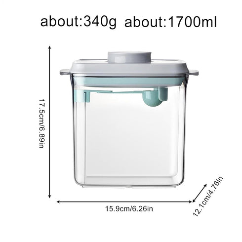 Generic 1 1700ml Formula Dispenser - Large Capacity, Piece Storage Box for Nutritional Powder, Airtight Container