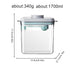 Generic 1 1700ml Formula Dispenser - Large Capacity, Piece Storage Box for Nutritional Powder, Airtight Container