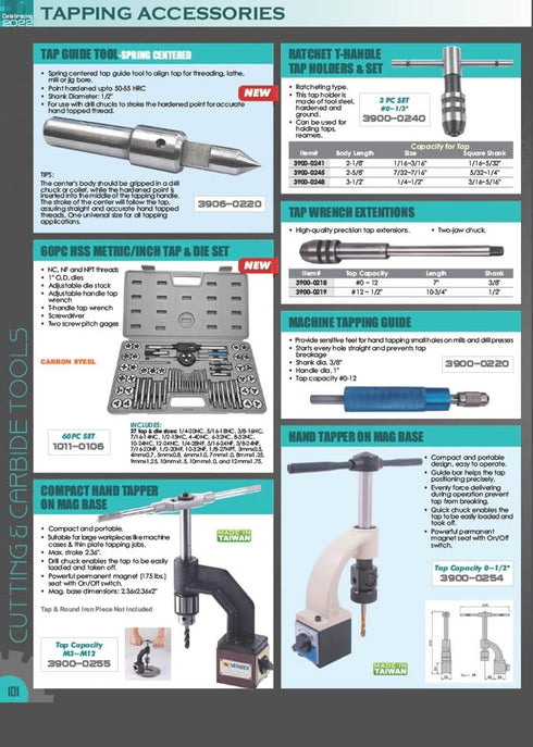 HHIP 3900-0293 Self Aligning Tap and Reamer Holder, 0-1/2"