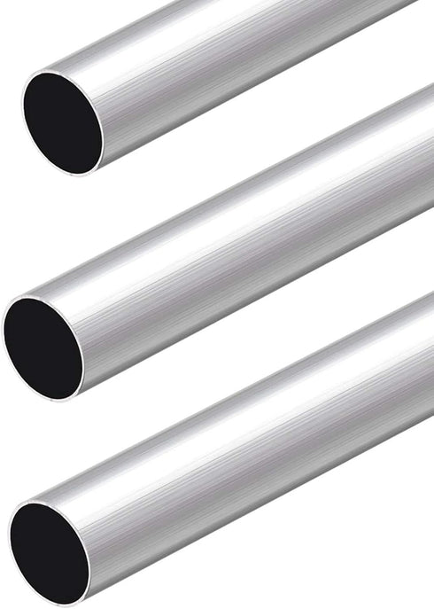 3 Pcs 6063 Aluminum Round Tube, 16mm OD, 15mm Inner Dia, 300mm Length for Fabrication Projects DIY