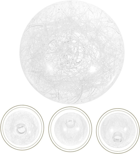 2pcs Outanaya Glass Globe Shade Replacement for Pendant Lighting Elegant Lampshade for Wall Sconces and Vanity Fixtures