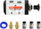 Pneumatic Lever Operated Manual Switch Valve 1/4"NPT Push&Pull Solenoid Valve Manual Control (5Way2Position)