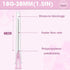 Nonlbzu 18Ga 1.5 Inch 18G 100 Luer Lock Needle with Cap - Disposable Needles for Precision Refilling of Glues, Inks