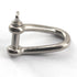 M4 Screw Pin Twist Shackle, Stainless Steel 304 D Ring Anchor Shackle for Rigging Accessories, Material Handling (Pack