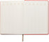 DesignWorks Ink Good Things Are Coming Orange, 7.5" x 10.25" Jumbo Journal Notebook, Vegan Suede, Gold Arches Accents,
