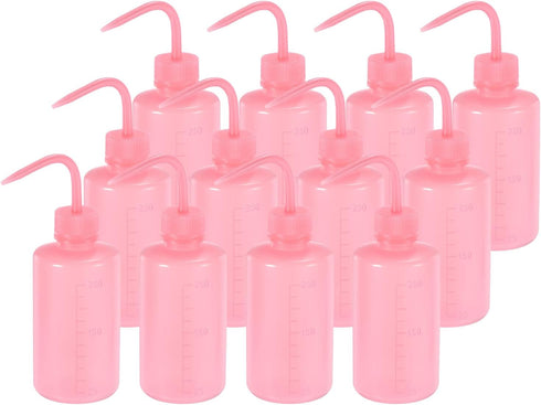 PATIKIL 12 Pcs 8oz Lab Squeeze Bottle, 250ml Plastic Safety Wash Bottles for Cleaning Water Tools and Experiments