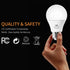 4-Pack Light Bulbs, 60 Watt Equivalent, 2700K Soft White, E26 A19 LED, 9W 800 Lumen, Non-Dimmable for Indoor Outdoor