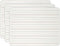 Charles Leonard Dry Erase Board - Two Sided Magnetic Plain/Lined, Pack of 3 for Classroom Use