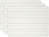 Charles Leonard Dry Erase Board - Two Sided Magnetic Plain/Lined, Pack of 3 for Classroom Use