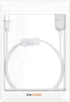 15ft E26 kwmobile Plug-in Light Cord - Long Fabric Pendant Lamp Cable with Plug, Socket - for Hanging DIY Ceiling