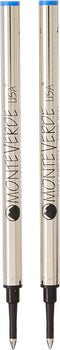 Monteverde Rollerball Refill, Fine Point, Blue - 2 per Pack, Fits Waterman Rollerball Pens (W222BU)