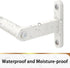 White Towel Bar 16 Inch, KLJKPA Heavy Duty Towel Bar for Bathroom Wall Hanging Bath Towels