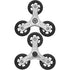 2pcs Rolling Trolley Wheels: Stair Climbing Cart Accessories, Convenient Groove Climber Casters,