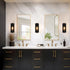 Modern Matte Black Wall Sconce - Single Light Bathroom Fixture