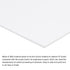 MECCANIXITY ABS Plastic Sheet 10 Inch x 8 Inch x 0.02 Inch, White ABS Styrene Sheets for DIY Crafts, 3 Pcs