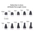 Hilitchi 250-Pcs 6 x 6mm 12 x 12mm Tactile Push Button Switch Micro Momentary Assortment Kit