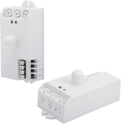 Cloimei 5.8GHz TDL1913 2-16M Microwave Motion Sensor Switch High Sensitivity Adjustable Range for Smart Home Lighting