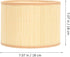 Zerodeko Drum Lamp Shade Elegant Weave Design for Table and Floor Lamps Compatible Decor Accent for Living Room