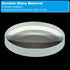 PATIKIL 4" (100mm) Focal Length Double Concave Lens, 40mm Diameter for Physics Experiment