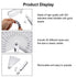 Stainless Steel Feeler Gauge, Dual Marked Metric and Imperial Measuring Tool (26 Blades)