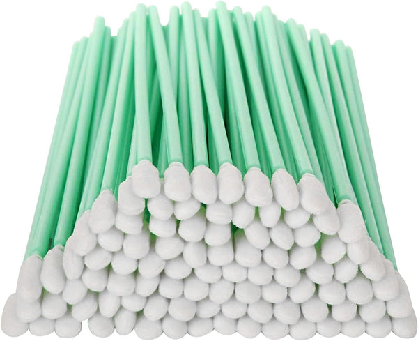 200 Pcs Foam Swab Cleaning Swabs, 6.4 Inch Multi-Purpose Foam Tips for Gun, Painting, Crafts, Electronics