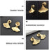 2pcs Fan-Shaped Single Hole Drawer Cabinet Knobs, Metal Wardrobe Door Pulls for Bookshelf, Shoe Cabinet, and Bedside